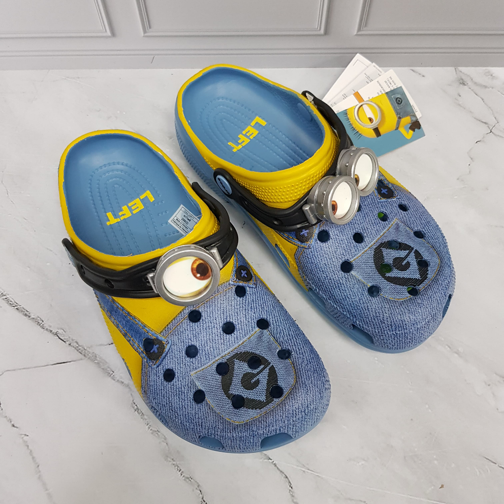 Croc Slides With Jibbitz Yellow Croc Slides Croc Jibbitz