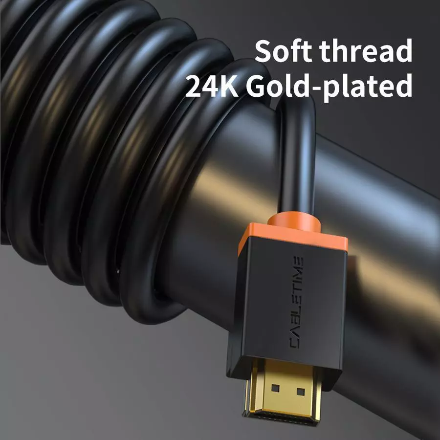 CABLETIME Kabel HDMI Ultra HD 4K High Speed Male to Male Prime Series