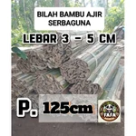 Bambu Bilah Turus Ajir Panjang 125cm Lebar 3-5 cm