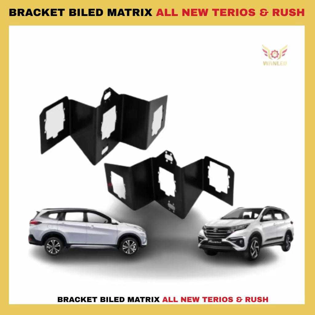 Jual BRACKET BREKET lampu BI LLED ALL NEW RUSH MATRIX kotak tempat ...