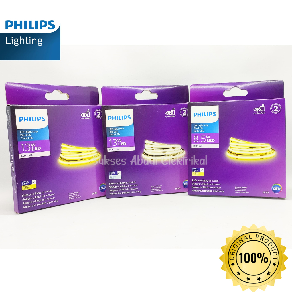 Jual Lampu Led Strip Philips LS161 COB 24V Led Light Strip | Shopee ...