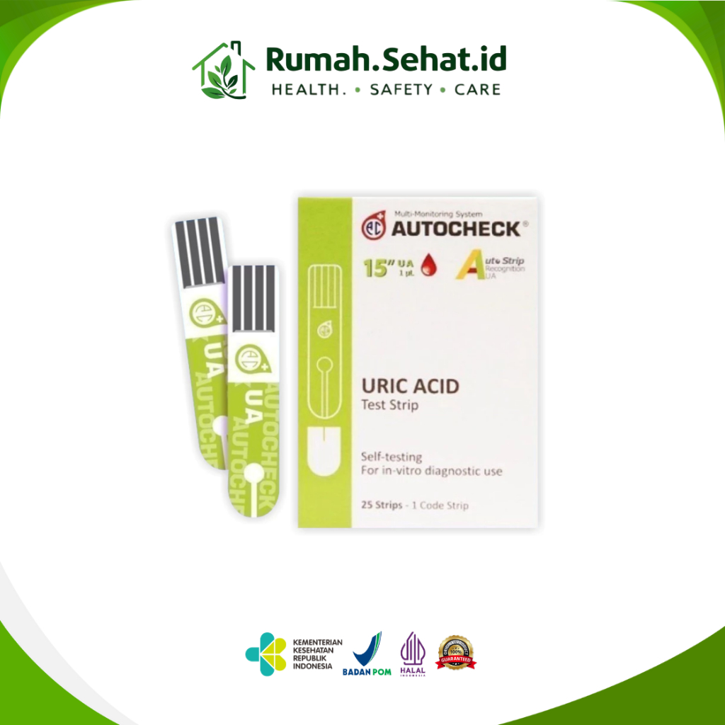 Jual Autocheck Strip Gula Darah Asam Urat Kolesterol GCU | Shopee Indonesia