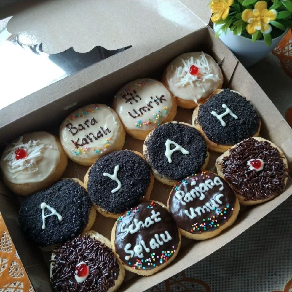 Donat ultah/ Kado ulang tahun untuk suami/ayah/kado ultah suami