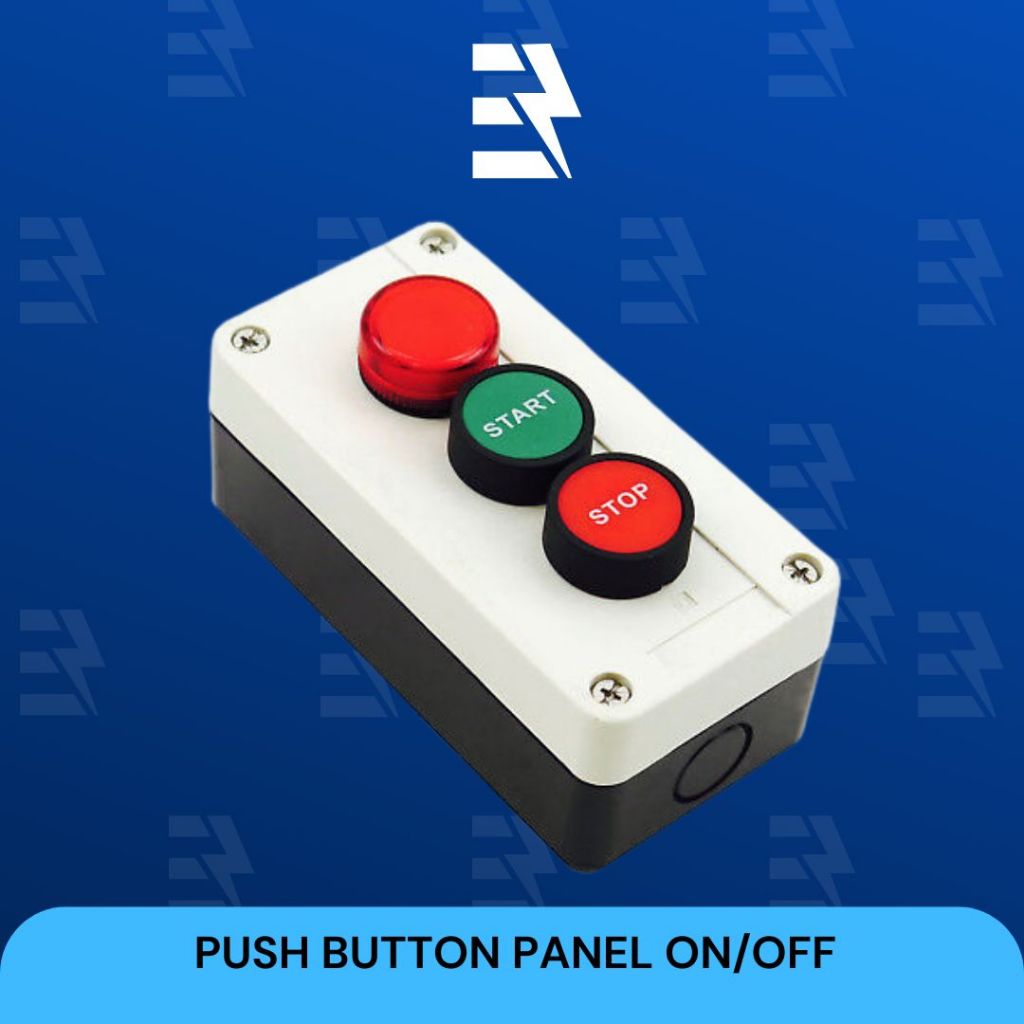 Jual POWELL XB7-EA31 SAKLAR PUSH BUTTON TOMBOL PANEL WARNA MERAH DAN ...