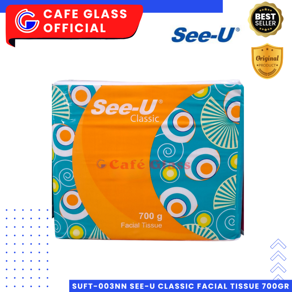 Tissue Wajah See U - See-U Classic Facial Tissue 700 Gram - Facial Soft Pack Tissue