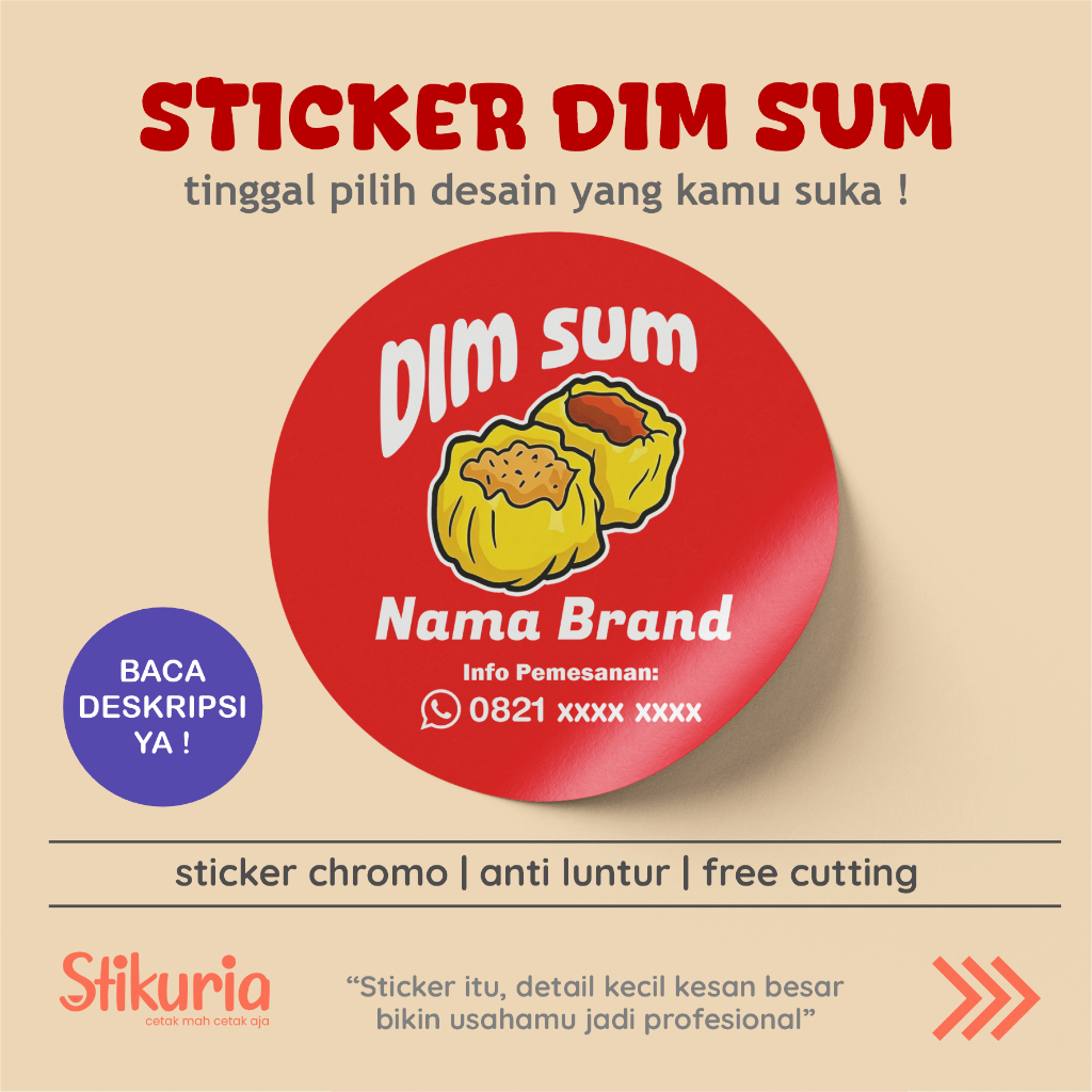 Jual STIKER DIMSUM | STICKER DIM SUM | STIKER LABEL MAKANAN | Shopee ...
