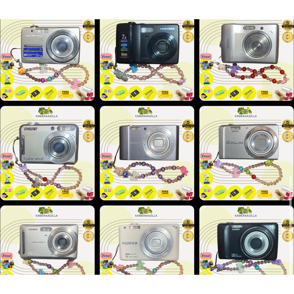 Jual [ BELI 1 DAPET 4] Kamera Digital BerGaransi Camdig Digicam Pocket