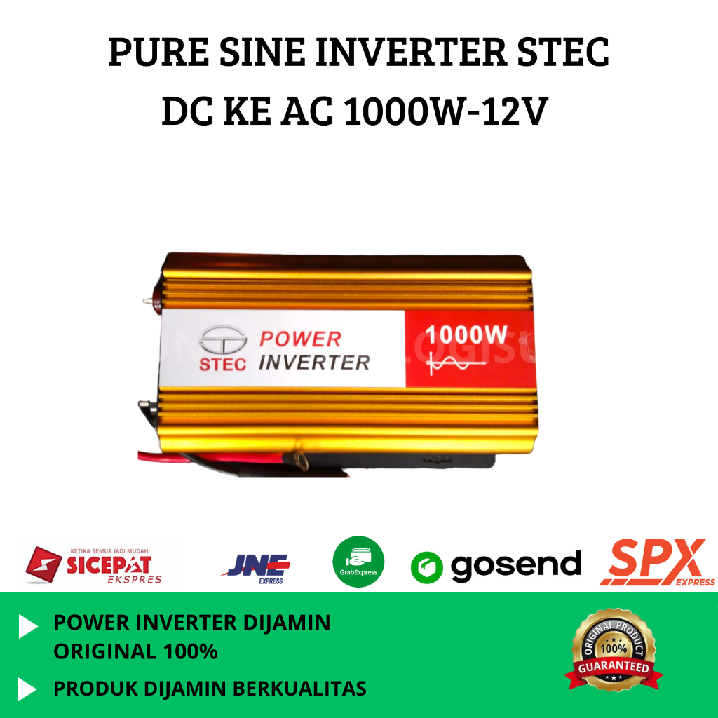 Jual POWER INVERTER | Pure Sine Wave Inverter STEC 12v - 24v 12V - 24V ...