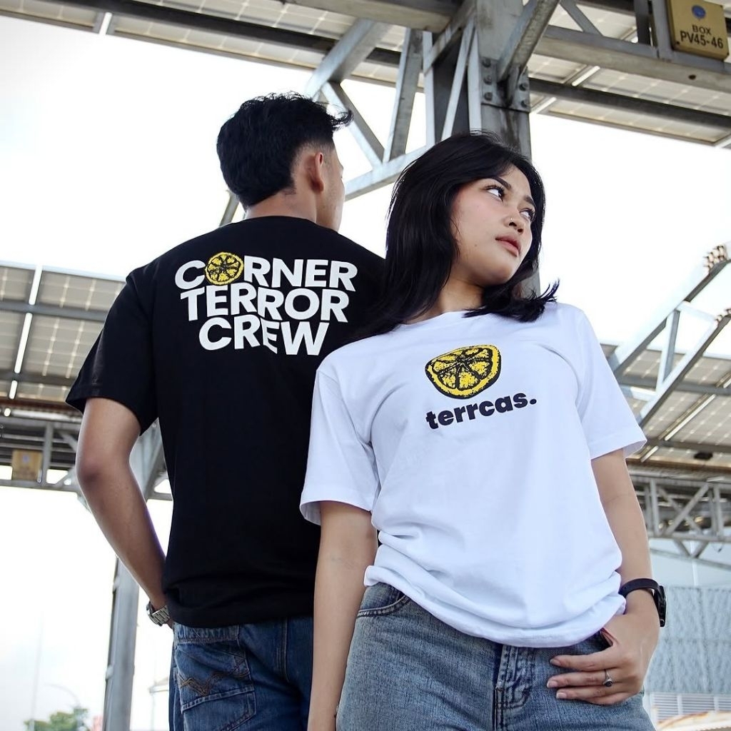 Jual Corner Terror Crew Terrcas T Shirt Black & White T Shirt Vol. 2 ...