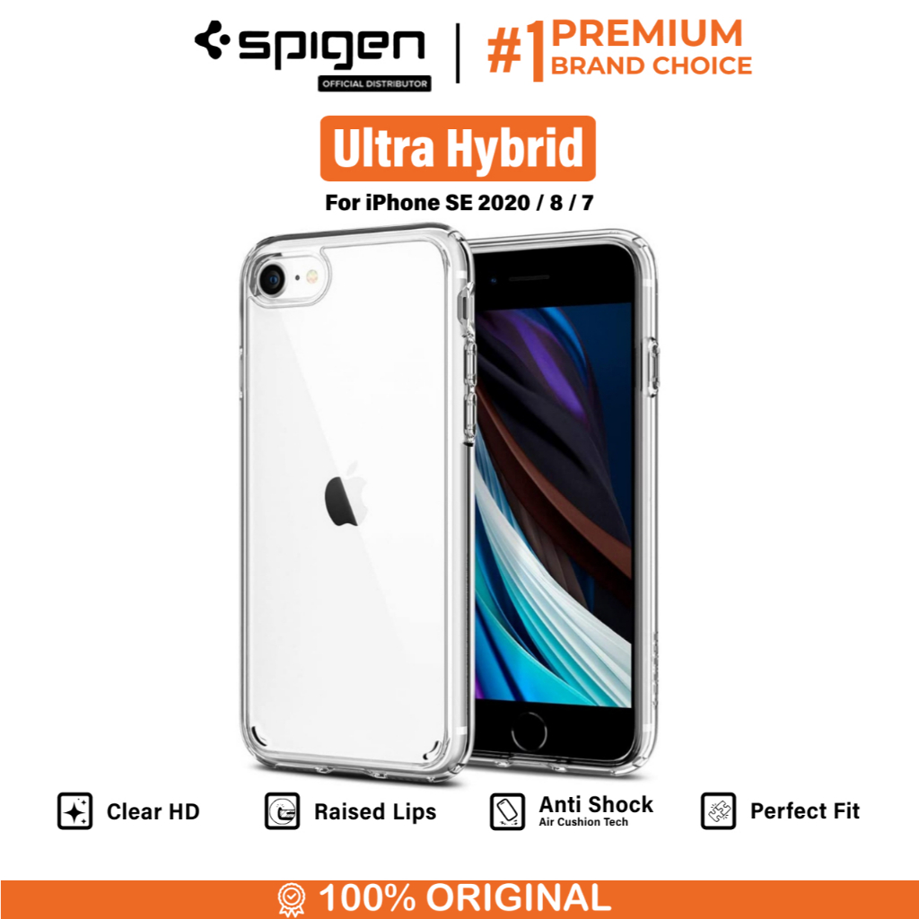 Case iPhone SE 2022/2020 8/7 Spigen Ultra Hybrid Anti Crack Casing
