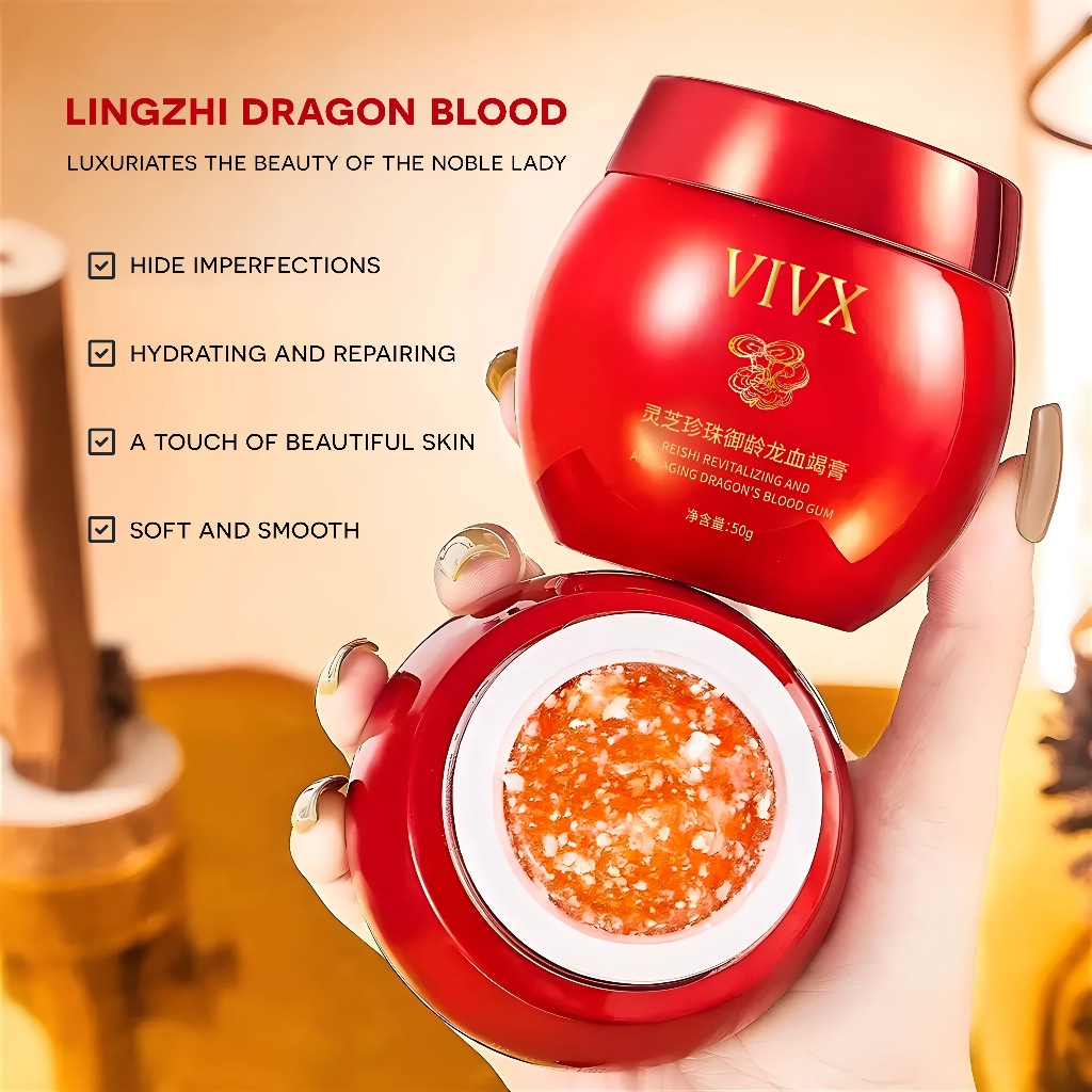 Product image Cream Dragon Blood Anti-Aging Glowy & Rejuvenated Skin With Ceramide Face Facial Cream Anti Wrinkle 50g 8
