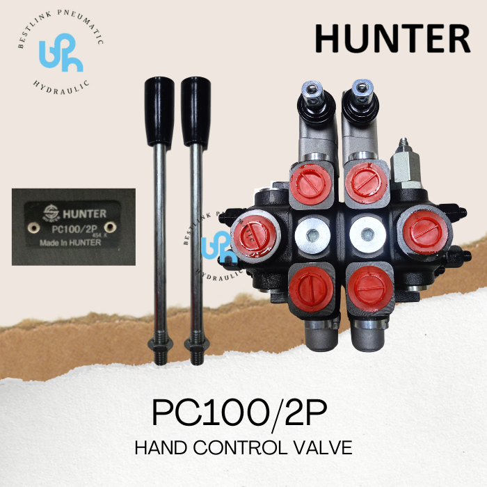 Jual HUNTER PC100/2P / PC100 2P HAND CONTROL VALVE PNEUMATIC | Shopee ...
