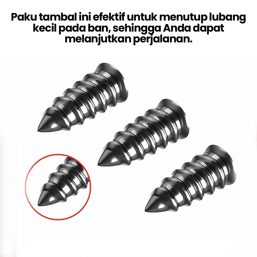 Jual Obeng Tambal Ban Bocor Baut Tubles Motor Mobil Set Sekrup Penutup ...
