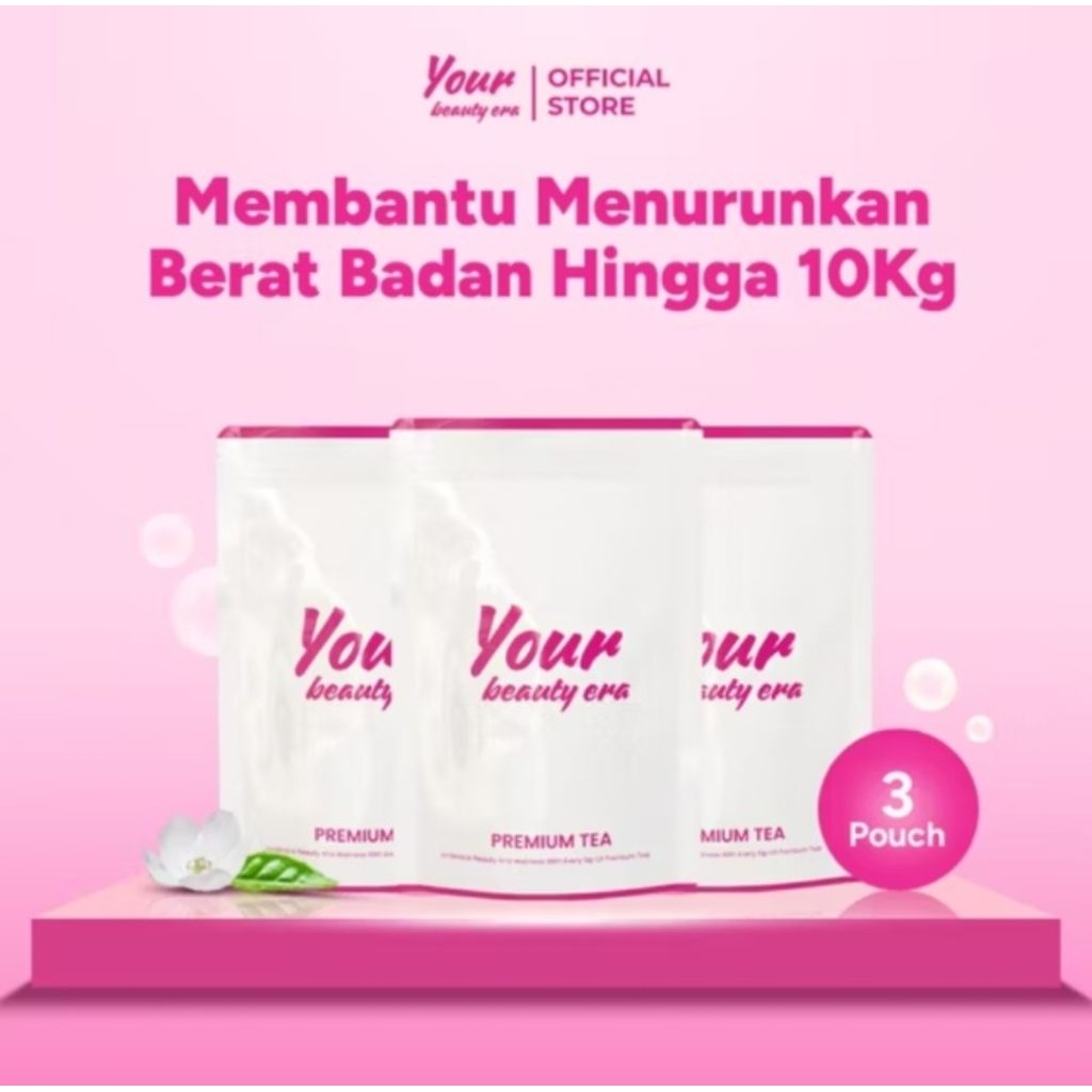 Jual Your Beauty Era - Bundle 3 pouch Isi 20 Tea Bag | Teh Pelangsing ...