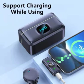 Microphone Nirkabel Mic Clip On Wireless Portabel Usb Type C Micro Lightning Ios Adapter
