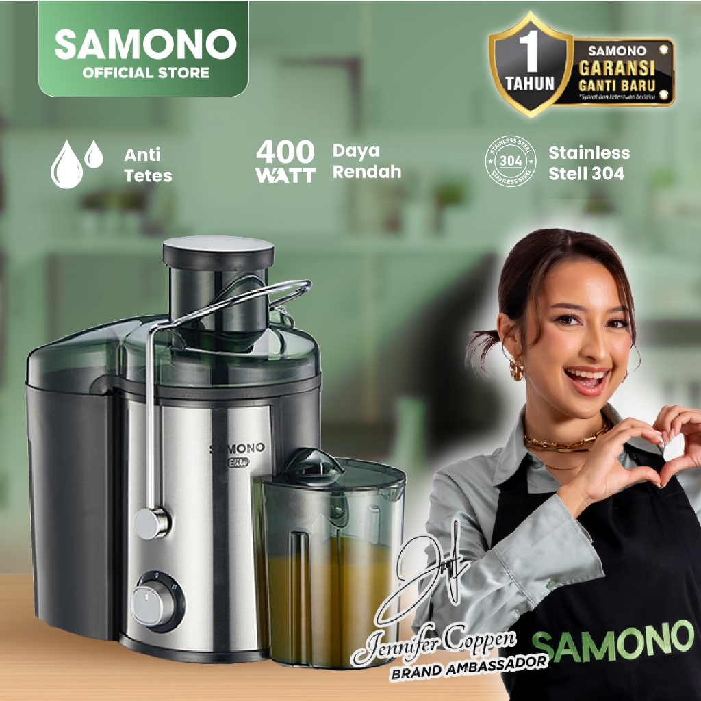 Jual SAMONO Juicer Machine Pembuat Jus Buah Sayur Ekstrator 2 Tingkat ...