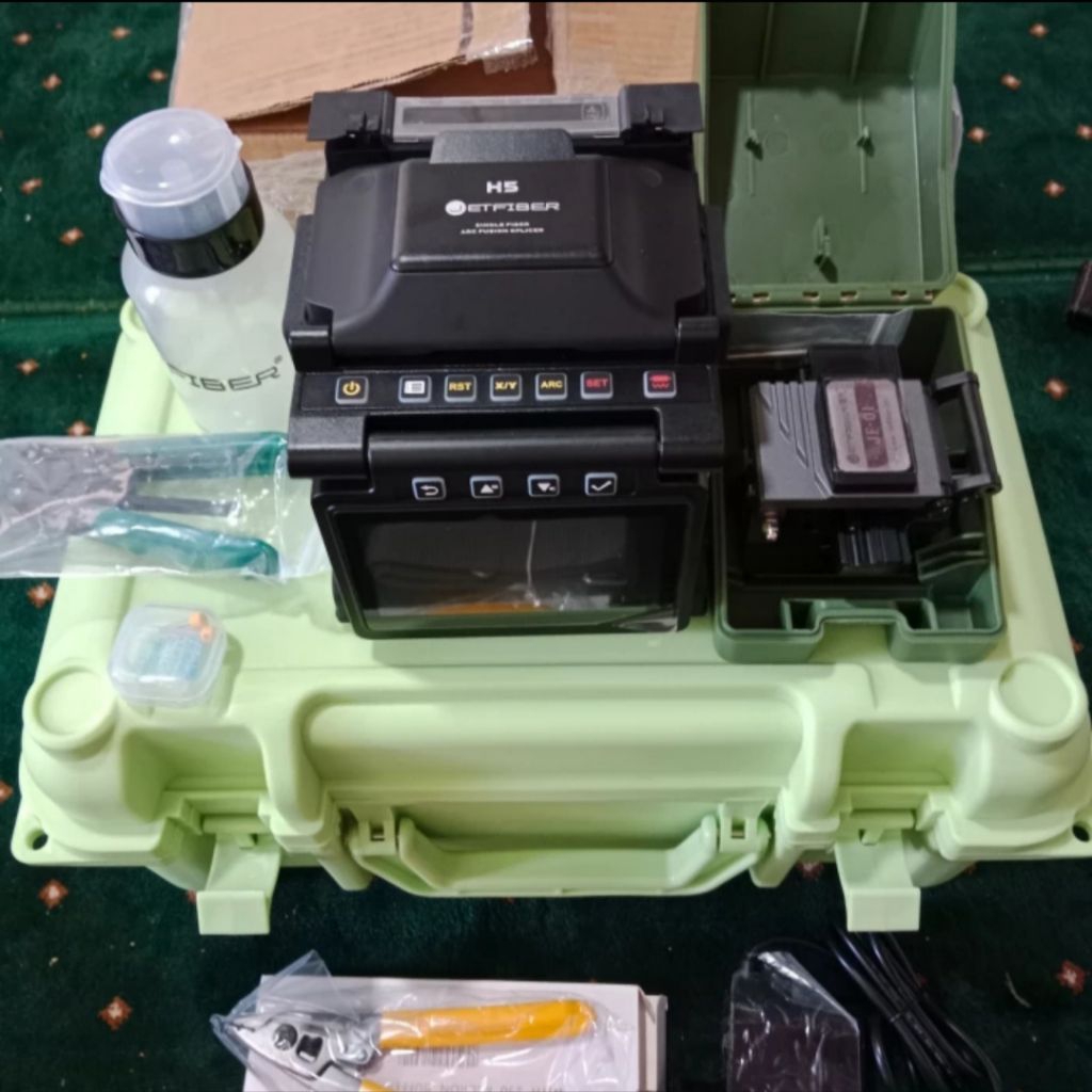 Jual fusion Splicer jetfiber H5 / Splicer jetfiber H5 | Shopee Indonesia