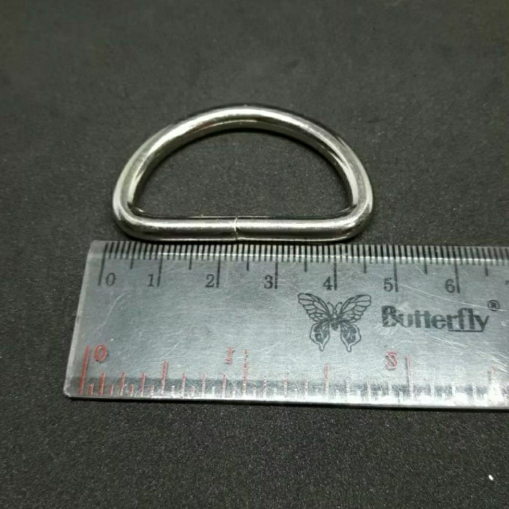 Jual RD4/5 - Ring D Dd 4cm Tebal 5mm Nikel Silver | Shopee Indonesia