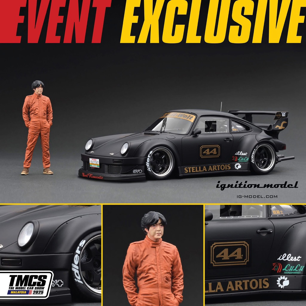 Jual Ignition Model 1:18 RWB 930 Stella Artois with Nakai San