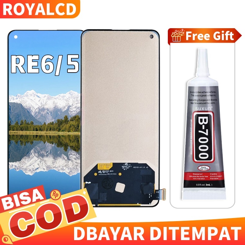 Jual 【ORIGINAL 100%】LCD RENO-5/6 COMPLETE FULL SET TOUCHSCREEN ORI HD ...