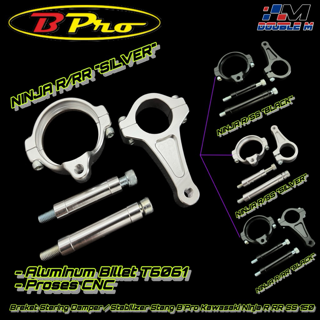 Jual Breket Stabilizer Ninja R RR SS Bpro Bracket Stabiliser Steering ...