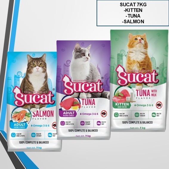 Jual SUCAT / MAKANAN KUCING / CAT FOOD / PET FOOD ( SUCAT 7KG ...