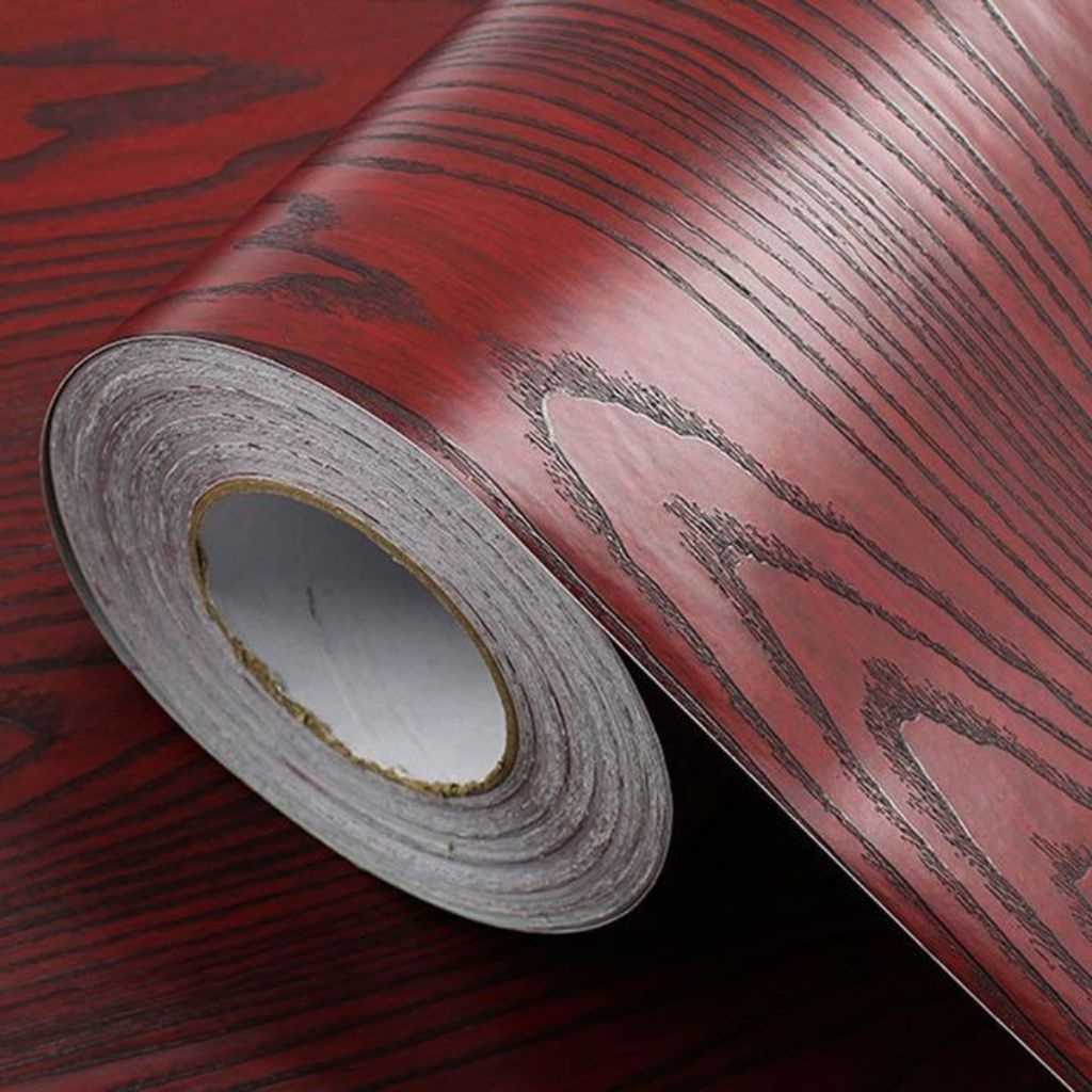 Jual HPL Sticker / Stiker PVC Motif Kayu Pelapis Furniture Meja Lemari ...