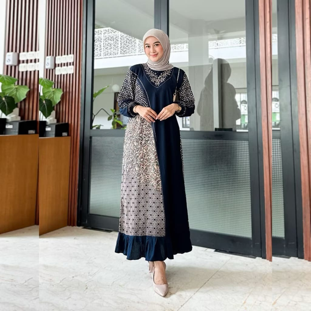 Review Dress Kejora Rayon Busui Kekinian: Homedress Cantik, Adem, dan Praktis untuk Ibu Menyusui