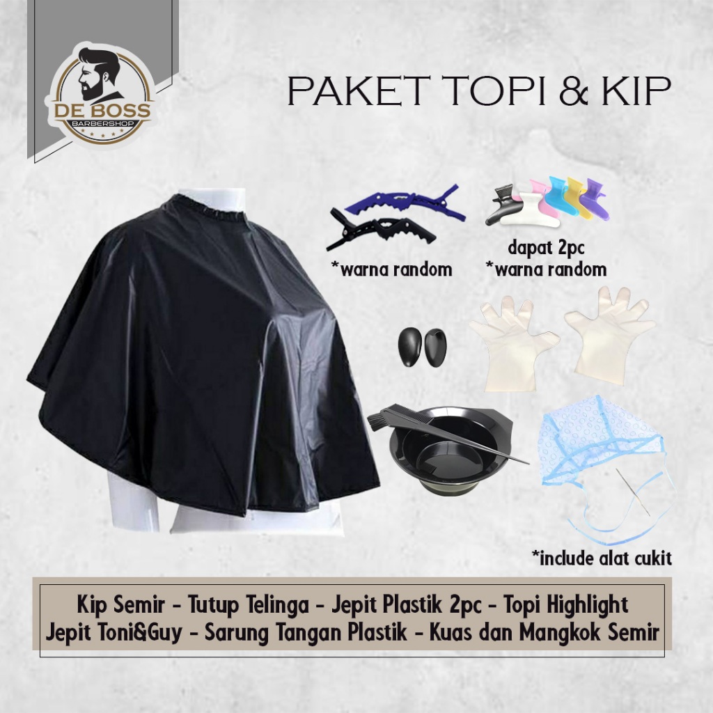 Jual Alat Cat Rambut Salon Barber Barbershop Paket Semir Lengkap Murah ...