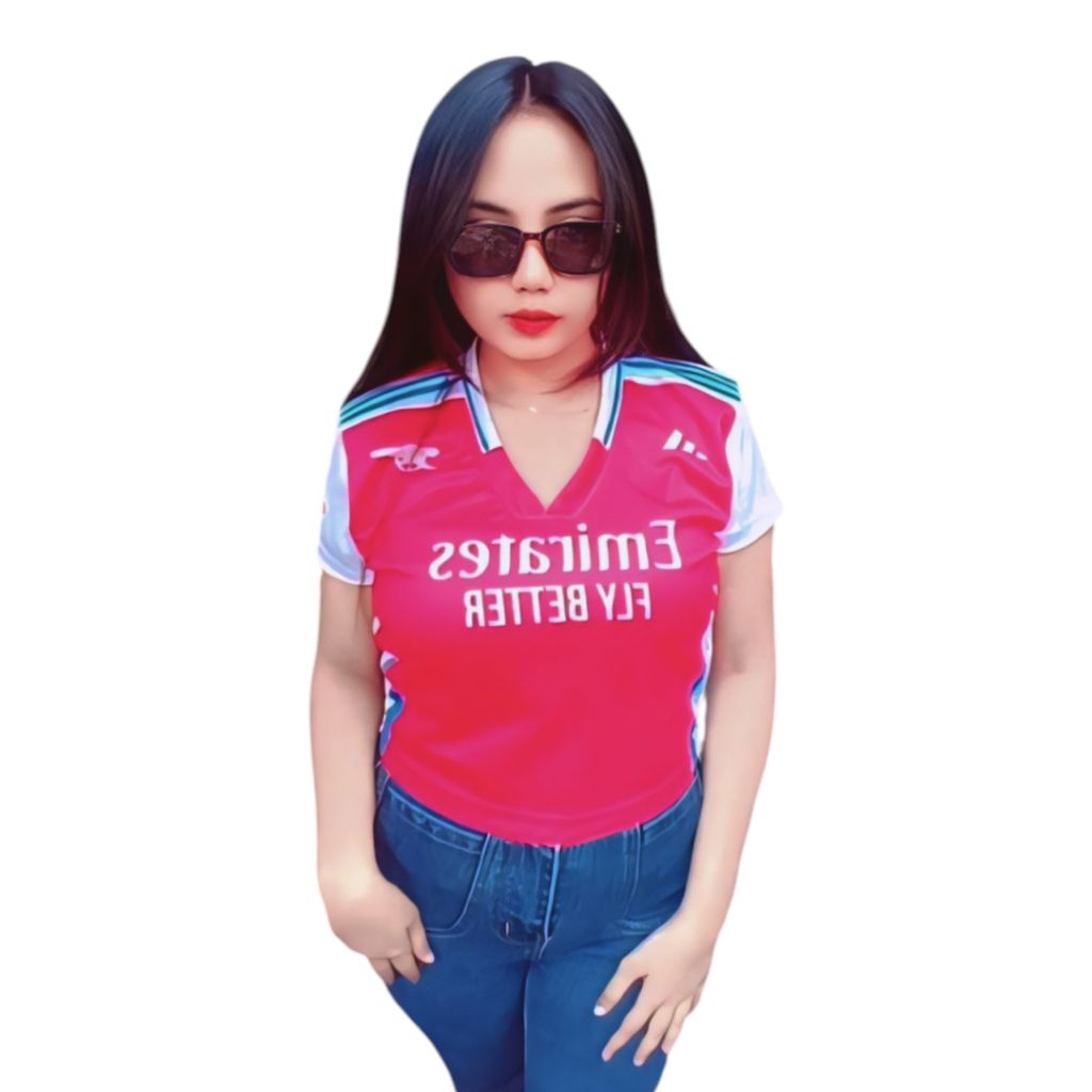 Jual Crop Top THe GUNNER / Jersey Crop Top Motif Sepak Bola Arsenal ...