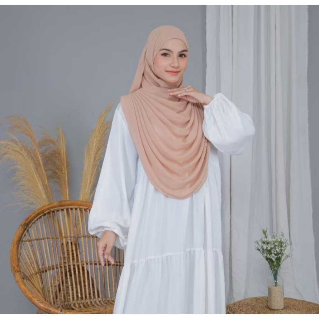 Jual DRAPERY Instan Hijab Set Malaysia / Jilbab Drapery Dada Instan Set ...