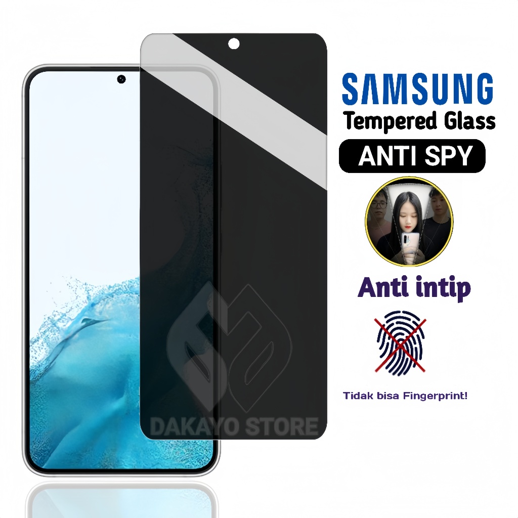 Jual Tempered Glass Anti Spy Samsung M53 M34 5G M42 5G Anti Gores