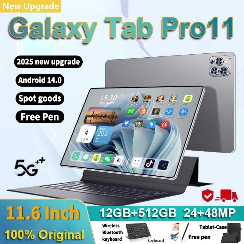 Jual 2025 Terbaru Tablet Android 12 Inci Layar Full Screen Dual SIM 5G ...