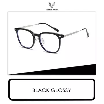 Gentle Fawn Kacamata Antiradiasi Blueray Fashion Kotak Tr90 Bisa Minus Fashion Pria Dan Wanita