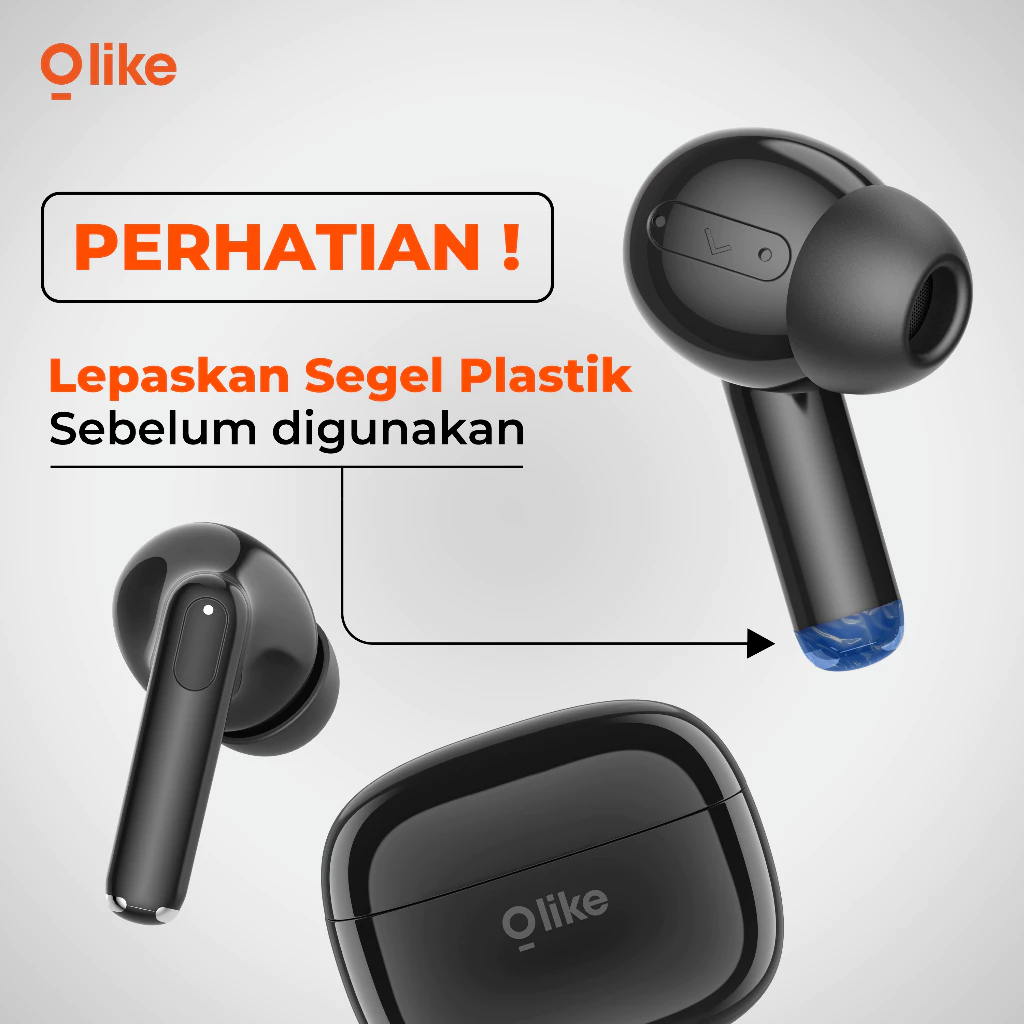 OLIKE TWS T114 40H Playing Time | True Wireless Earphone IPX4 | Headset Bluetooth V5.3 | In-Ear Stereo BASS MAX