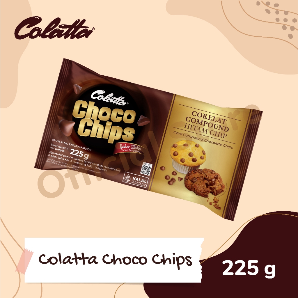Jual COLATTA CHOCO CHIPS POUCH 225gr | Shopee Indonesia