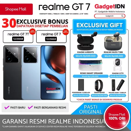 Realme GT 7 Pro smartphone flagship gaming dengan performa tinggi