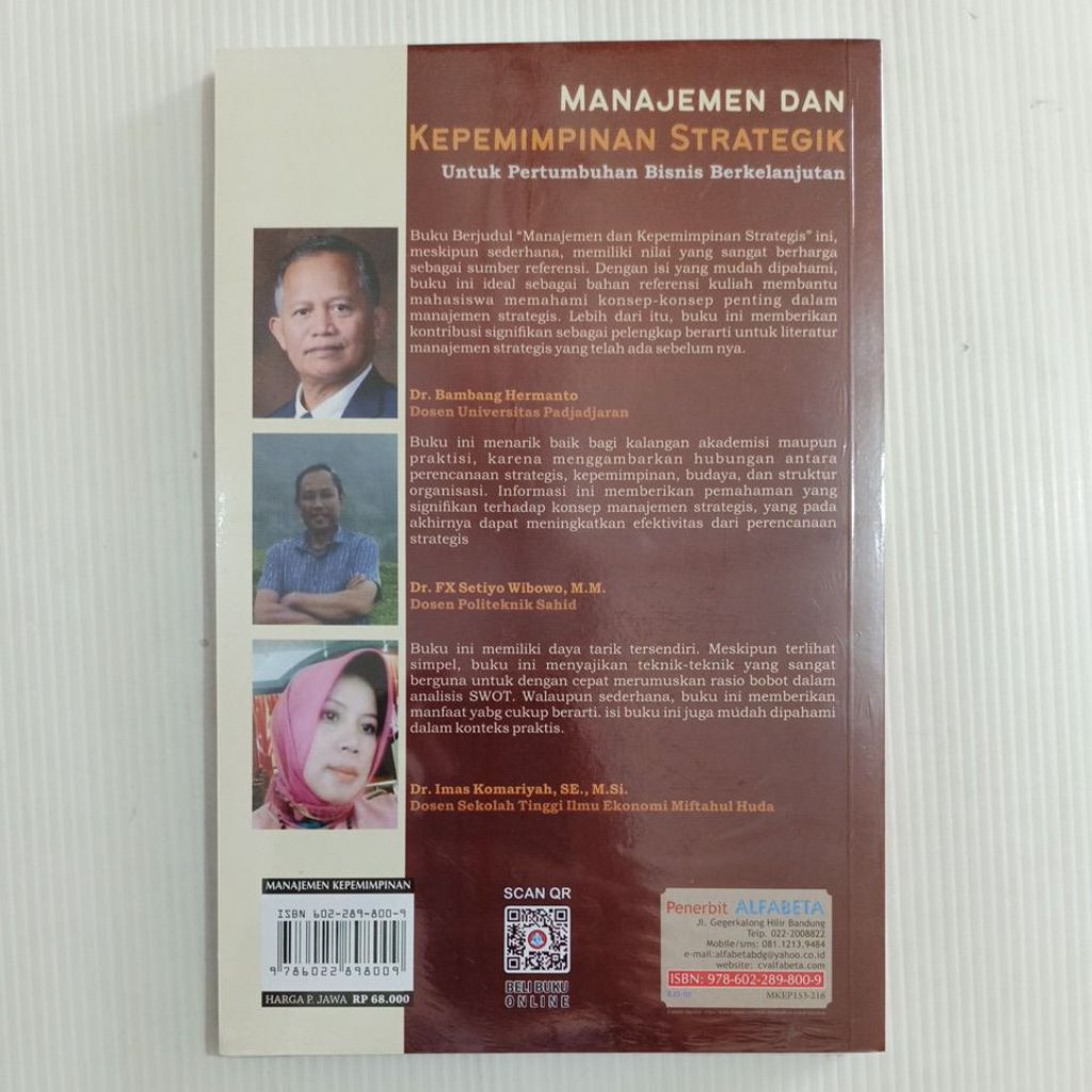 Jual Manajemen Dan Kepemimpinan Strategik Untuk Pertumbuhan Bisnis ...