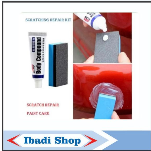Jual Body Compound Scratch Clear Kit / Poles Mobil / Krim Penghilang ...