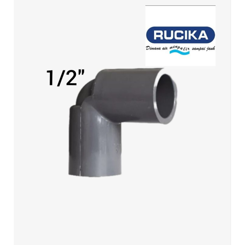 Jual knee rucika aw 1/2inch / elbow rucika 1/2