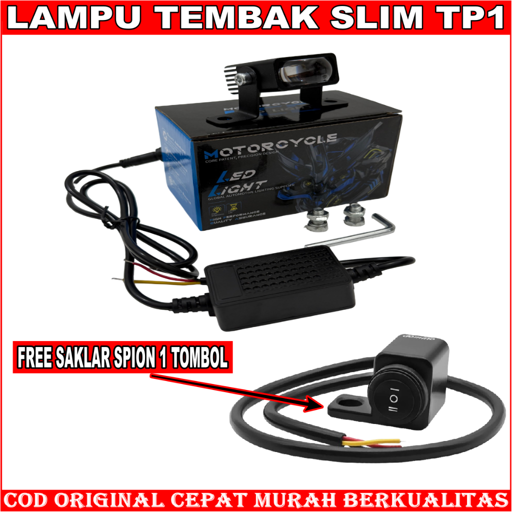 Jual ORIGINAL LAMPU TEMBAK TP1 MINI SLIM SOROT LED LASER GUN 20 WATTT 2 ...