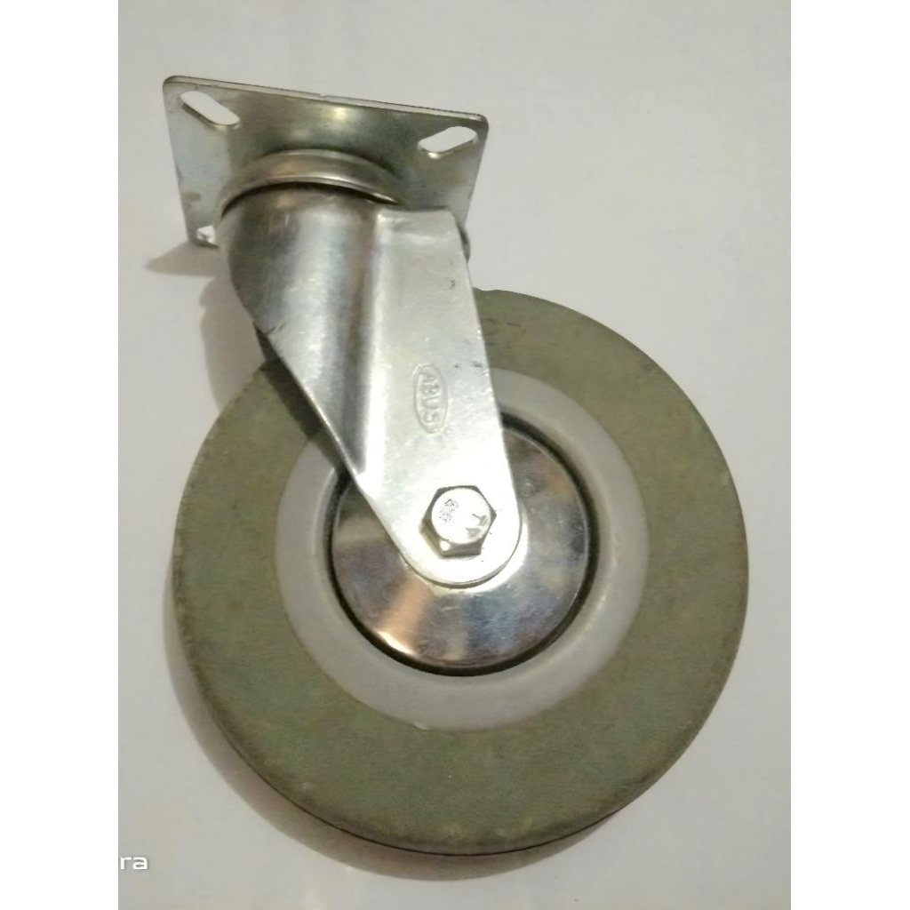 Jual Roda Caster Kastor Karet Abu Abu Hidup Putar Roda Troly Troli ...