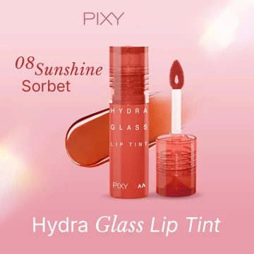 PIXY HYDRA GLASS LIP TINT ( 2.5 Ml ) Lipstick Bibir Long Lasting Stain Gloss Finish Lightweight