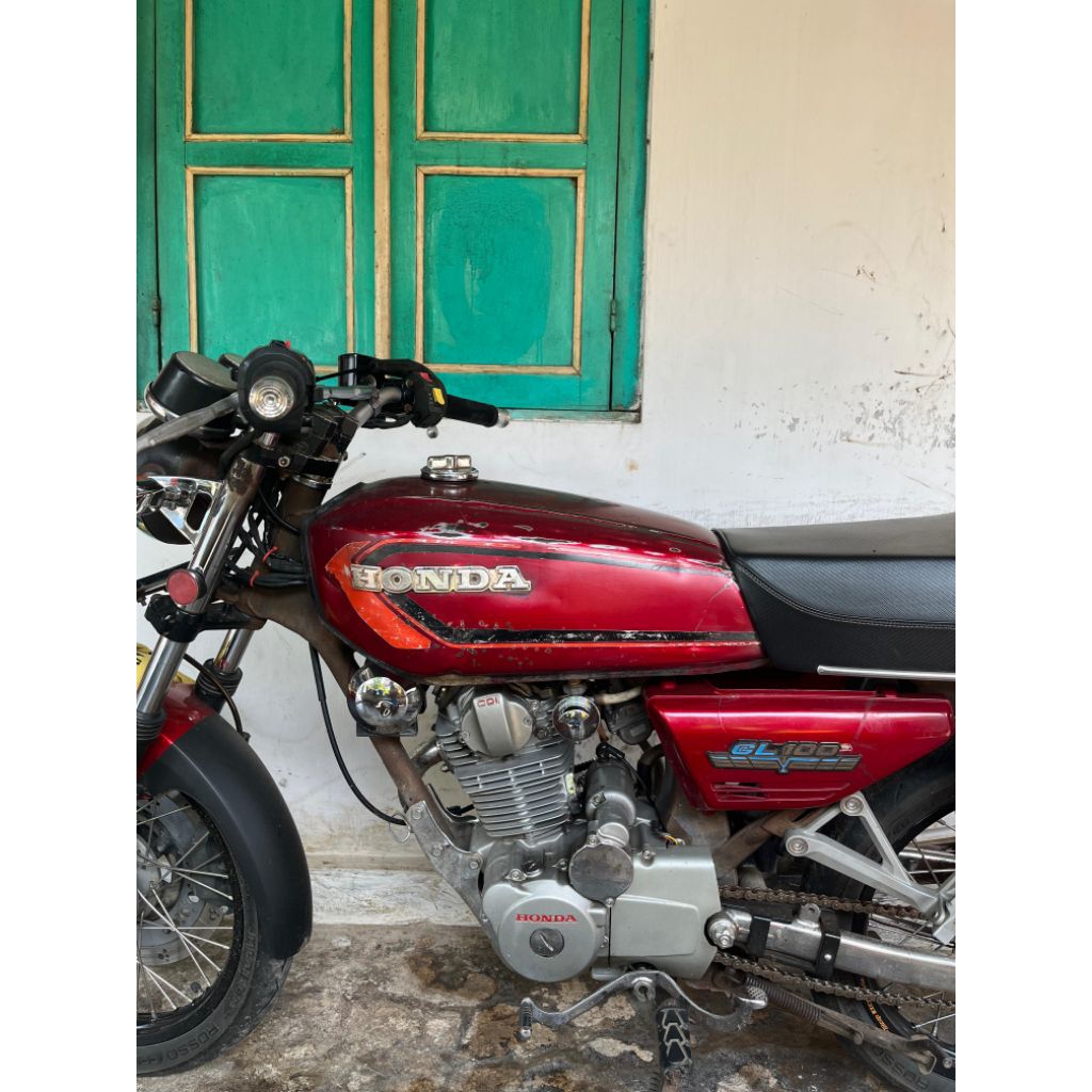 Jual Tangki CB100N Merah Original Paint Tangki Tengki Honda CB100N ...