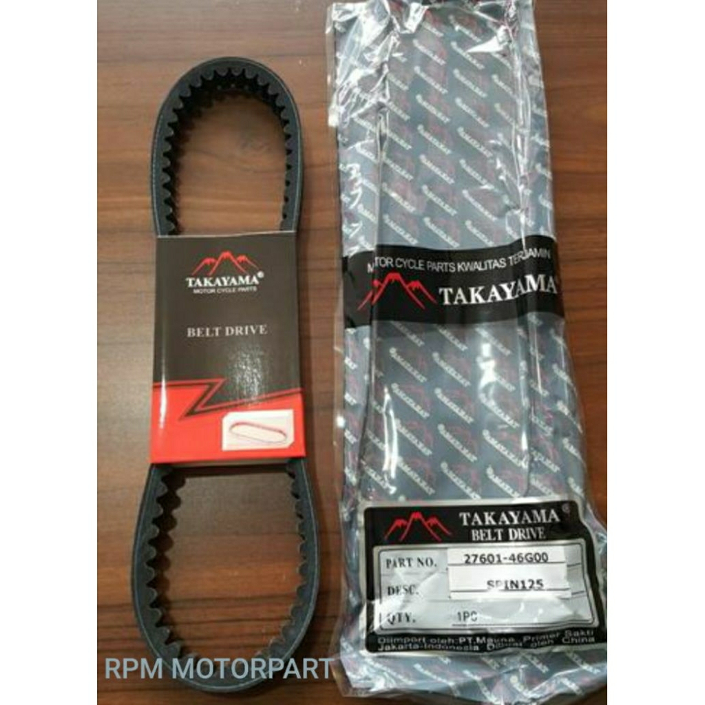 Jual V belt tali kipas Spin 125 Skywave Skydrive Hayate (TAKAYAMA ...