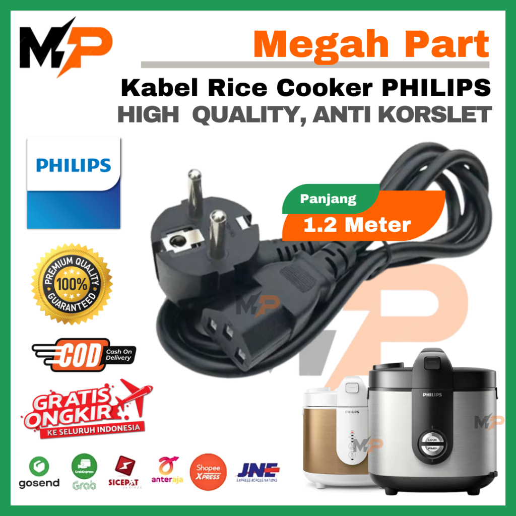 Jual Kabel Rice Cooker MagicCom PHILIPS | Cok Kabel MagicCom PHILIPS ...