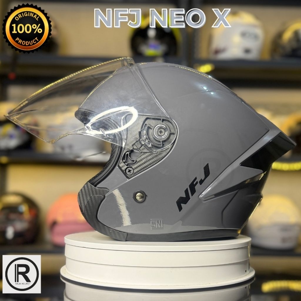 Jual HELM NFJ NEO-X ORIGINAL 100% PAKET GANTENG HELM HALFFACE PRIA DAN ...