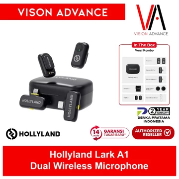 Hollyland Lark A1 Wireless Microphone Smartphone Android IPhone IPad Action Camera Laptop
