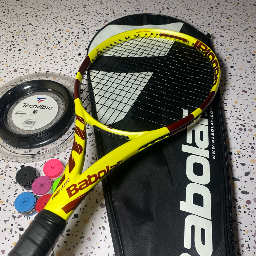 Jual RAKET TENIS BABOLAT AERO MODULAR KOMPLIT TAS + GRIP SIAP PAKAI ...