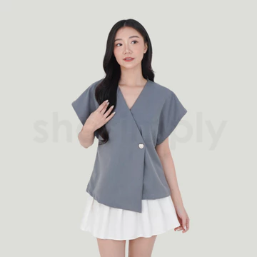 Shesimply Orca Blouse Top Atasan Wanita